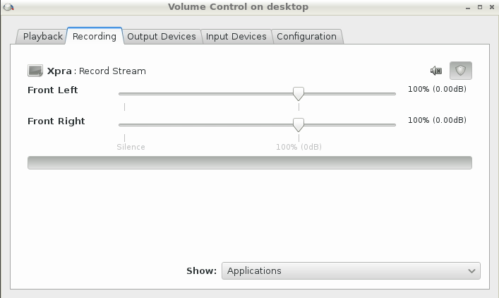 pavucontrol-server screenshot